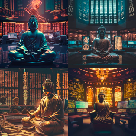 Mình hỏi AI ChatGPT cách kết hợp giữa Phật pháp và Trading. Đây là câu trả lời